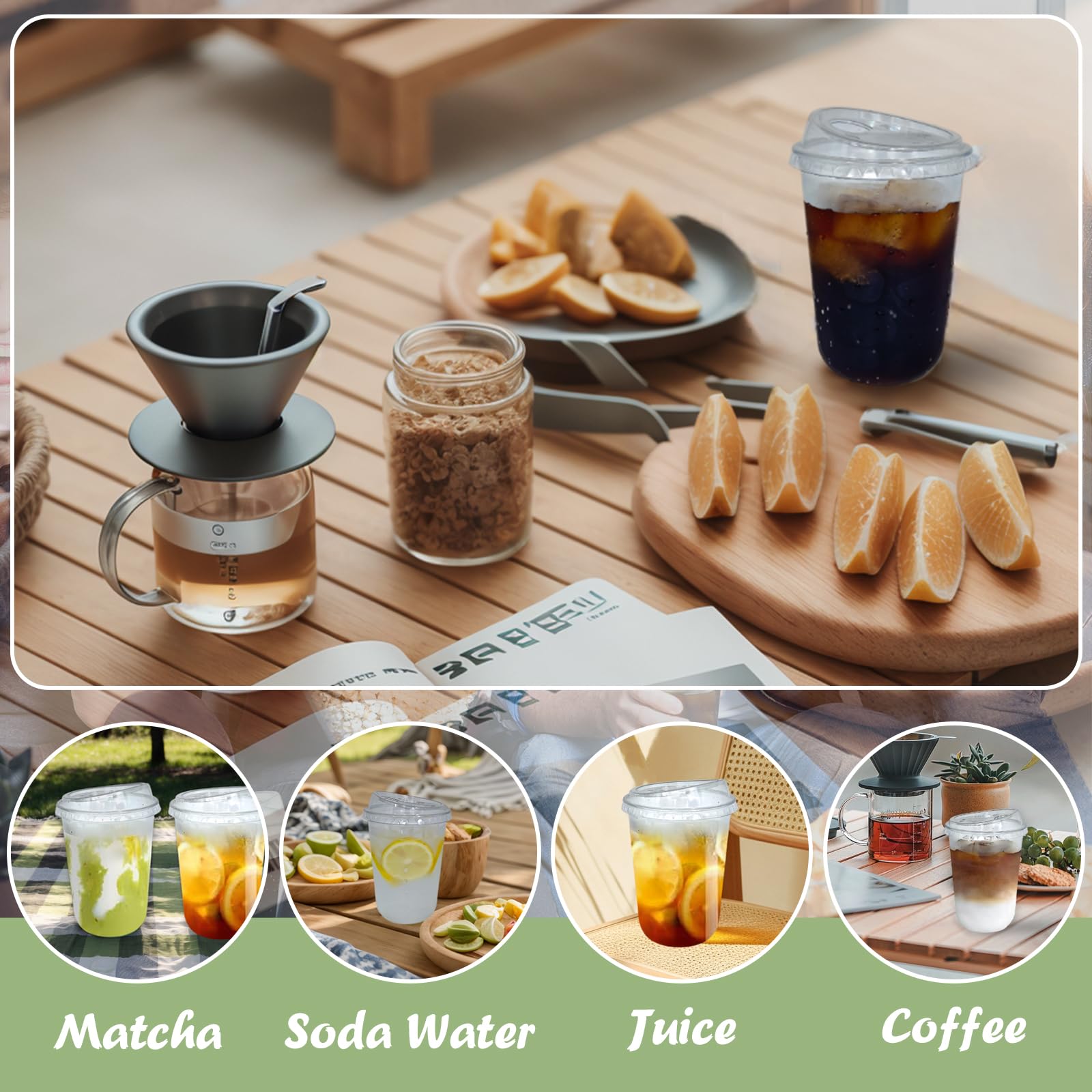 Base reforzada del vaso Thrseely para evitar vuelcos