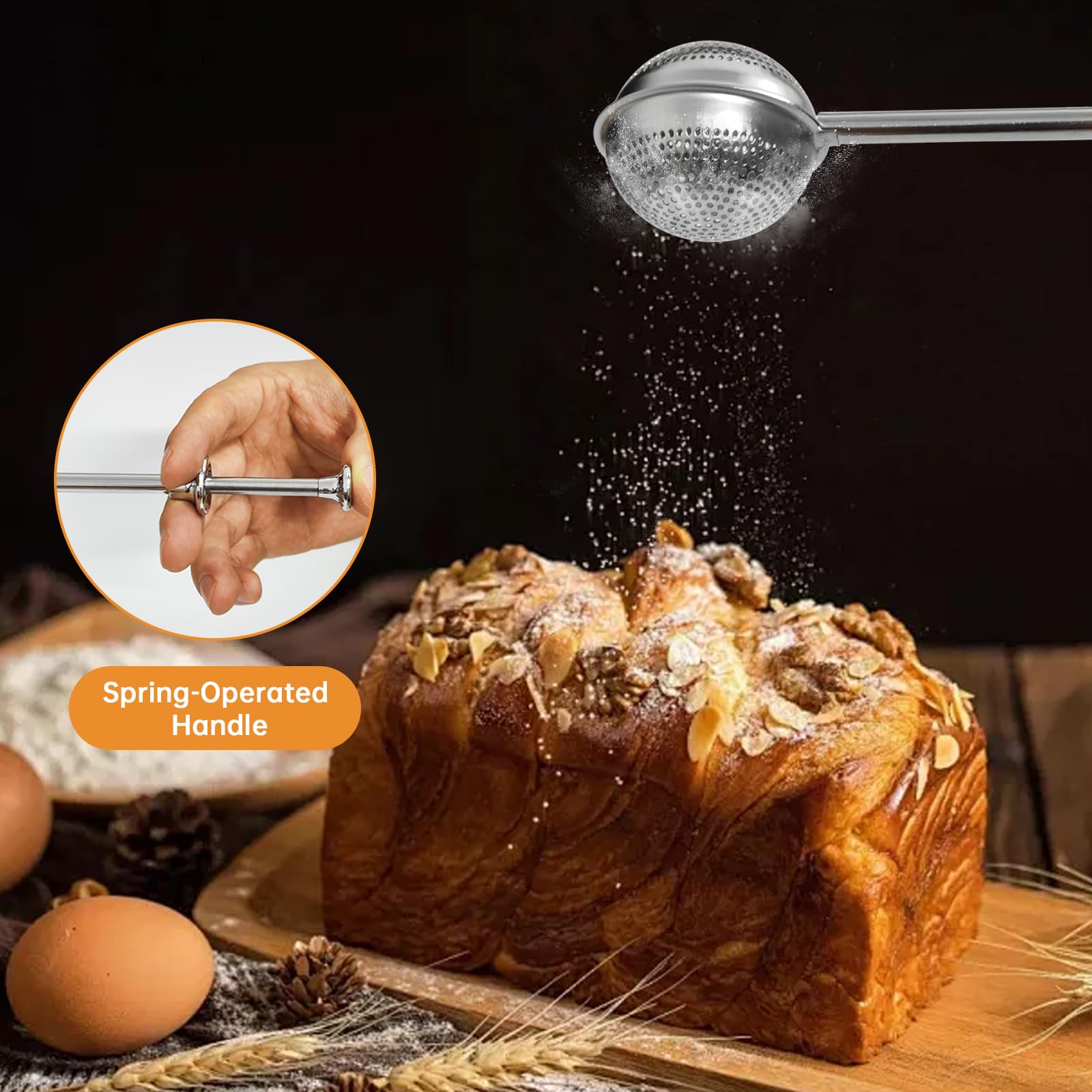 Diseño ergonómico Thrseely para uso con una sola mano en repostería
