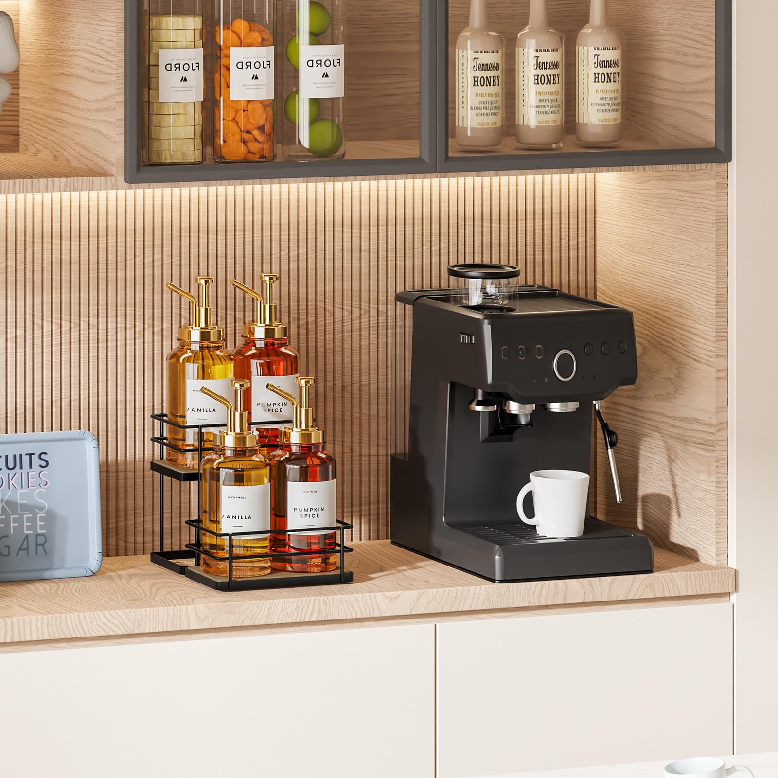 THYGIFTREE ideal para bar de café en casa, organización elegante.