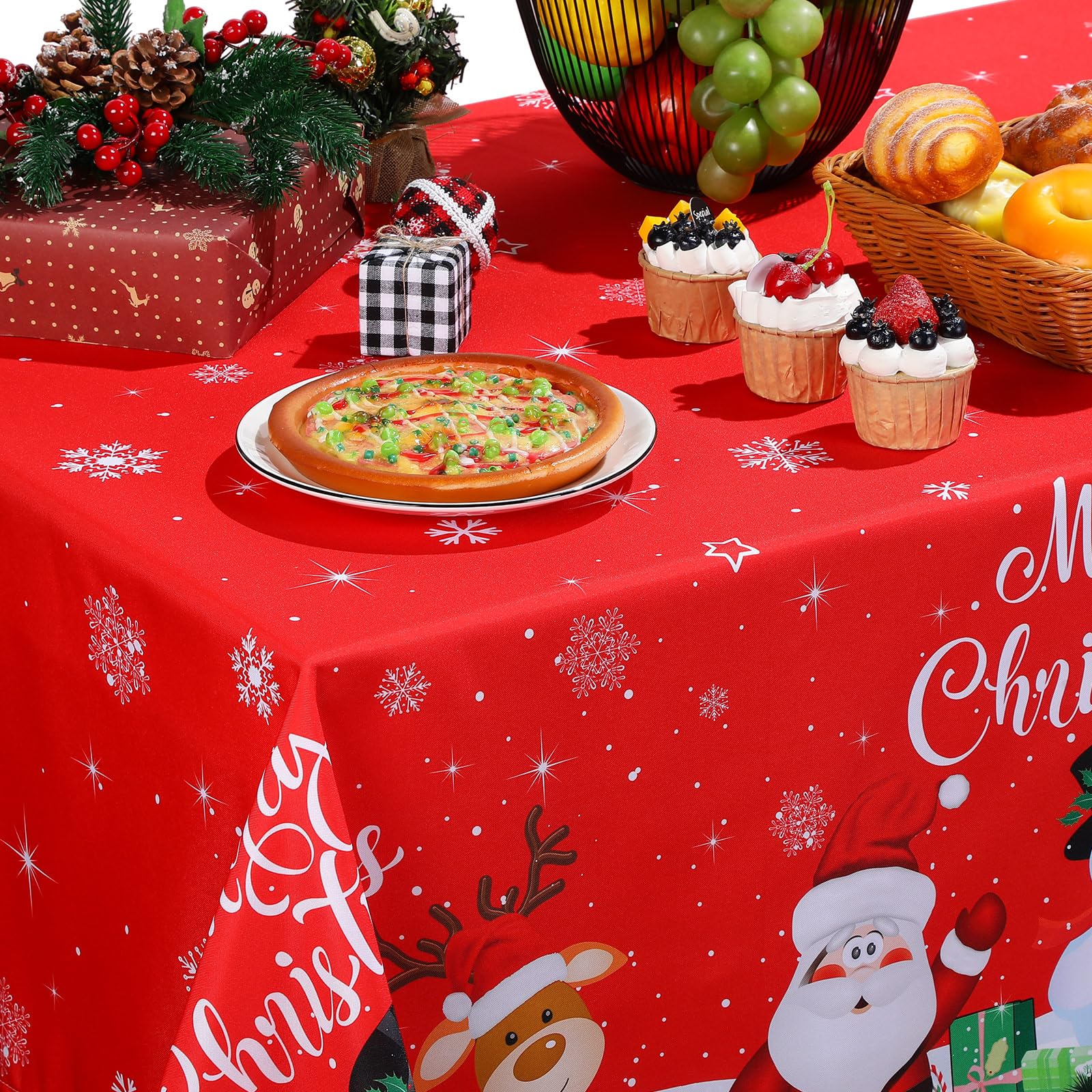 Funda Tiamon con mensaje Feliz Navidad, añade toque festivo.