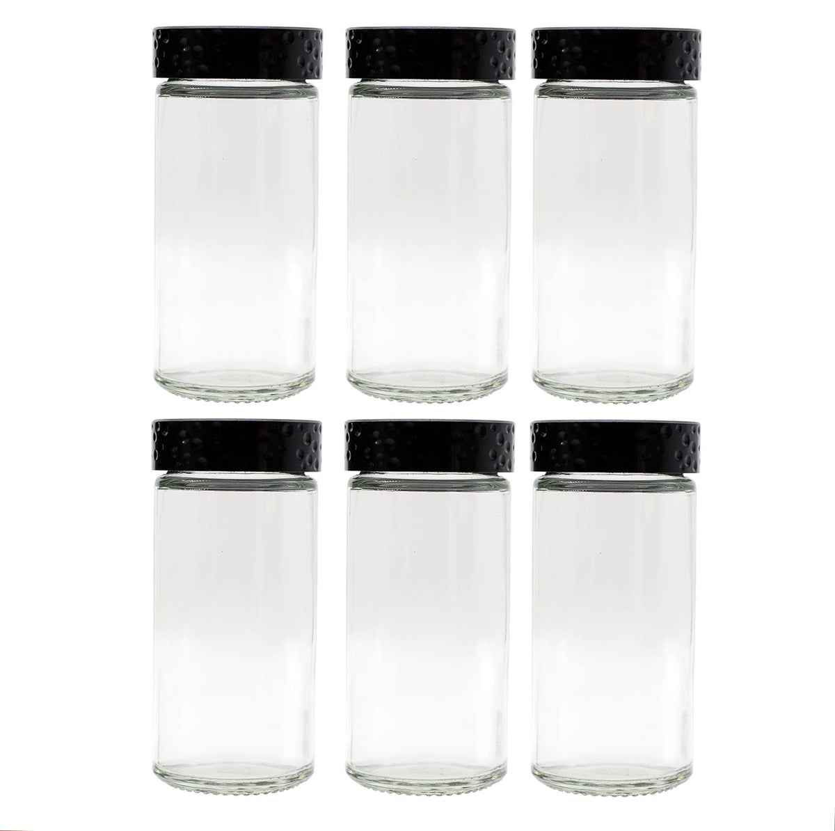 Jarras Tianifa de vidrio para especias con cierre hermético y aroma conservado.