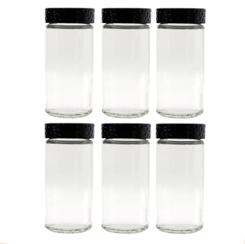 Jarras Tianifa de vidrio para especias con cierre hermético y aroma conservado.