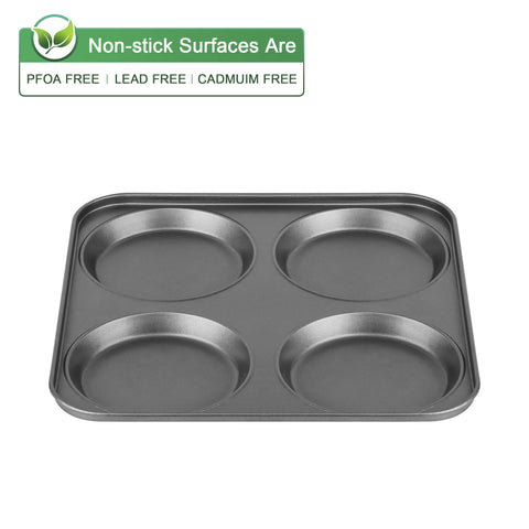 Bandeja antiadherente de Tiawudi para muffins y huevos.