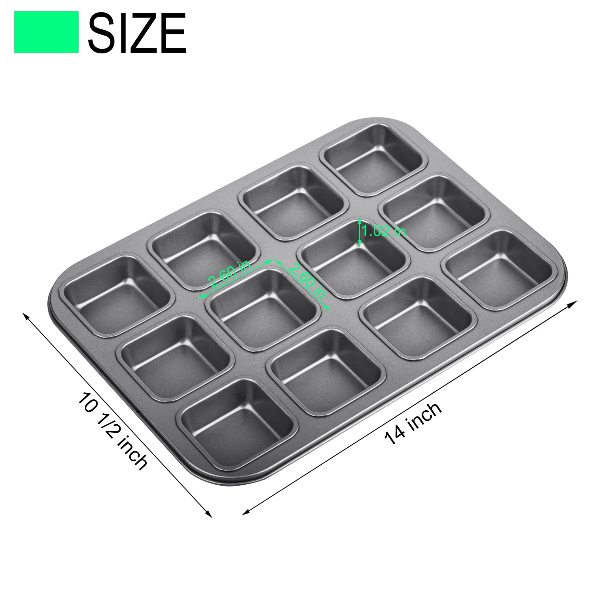 Juego de 2 bandejas Tiawudi para porciones mini y pasteles