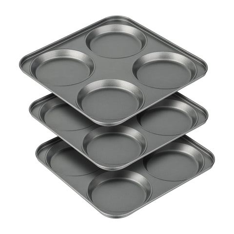 Bandeja muffin top de Tiawudi con 4 cavidades para porciones uniformes.
