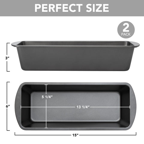 Bandeja rectangular antiadherente de Tiawudi para desmolde fácil.