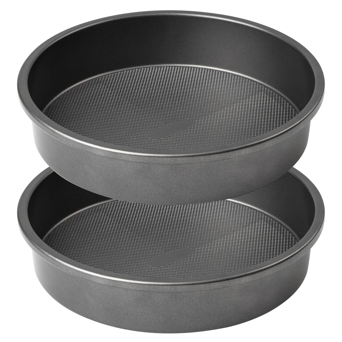 Bandejas Tiawudi para torta redonda de 9 pulgadas, juego de 2 para hornear en capas.