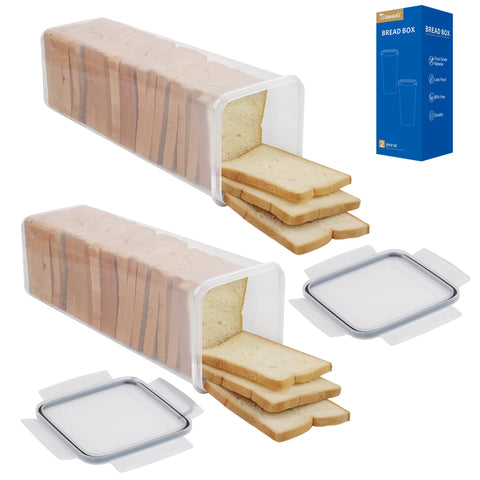 Caja pan Tiawudi dos pack, ahorro de espacio en la encimera.