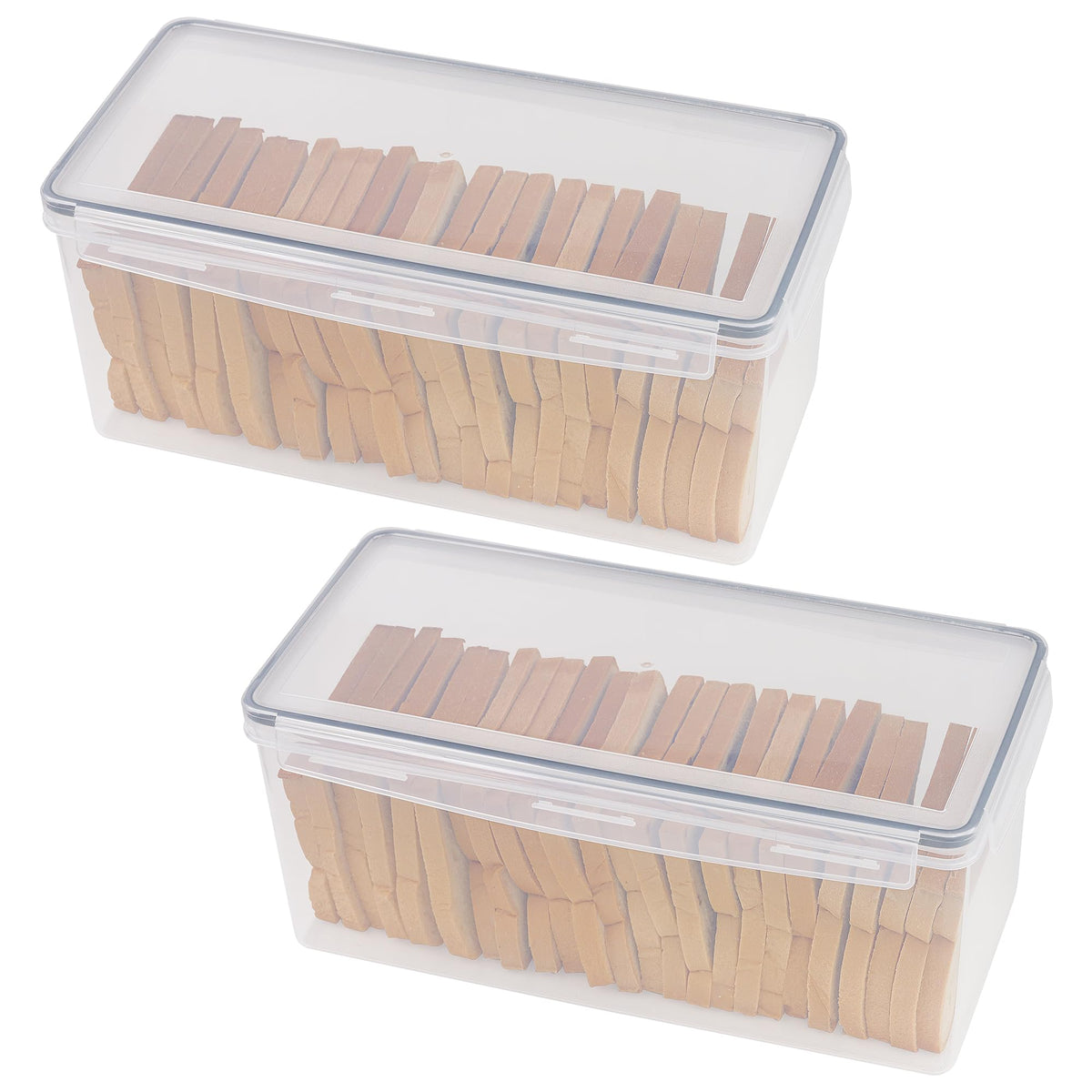 Tiawudi caja de pan grande con tapa hermética para frescura prolongada.