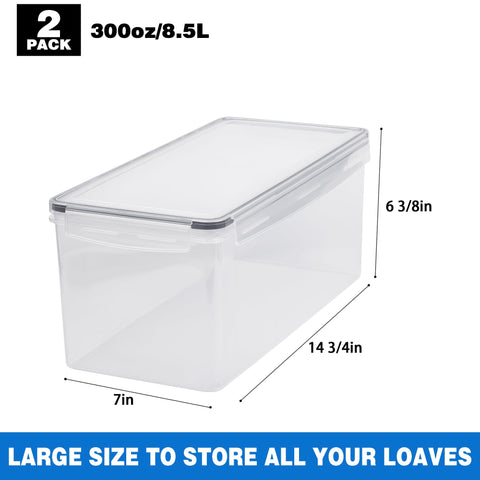 Contenedor Tiawudi de 9qt para sándwiches y panes.