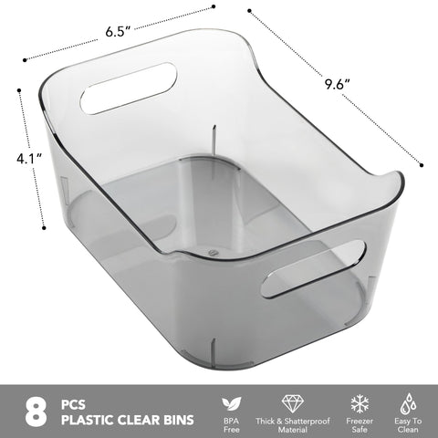 Tiawudi: organizador de cocina transparente, mantiene utensilios y meriendas ordenados.