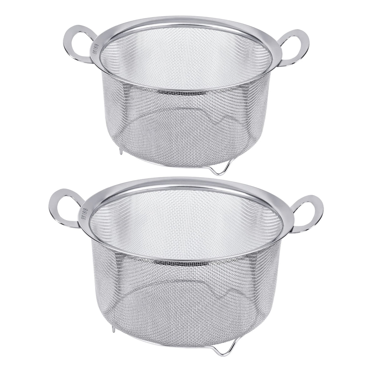 Tiawudi colador de acero inoxidable 18/8, ideal para escurrir pasta.