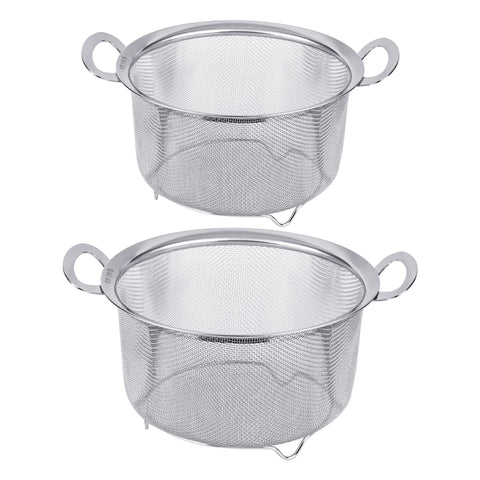 Tiawudi colador de acero inoxidable 18/8, ideal para escurrir pasta.