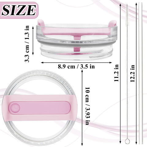 TiciKim tapa giratoria de tres modos para Stanley Quencher 40oz, cómoda para beber