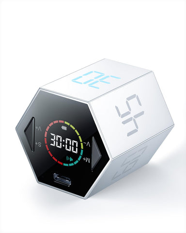 Ticktime cubo Pomodoro frontal compacto para concentración diaria