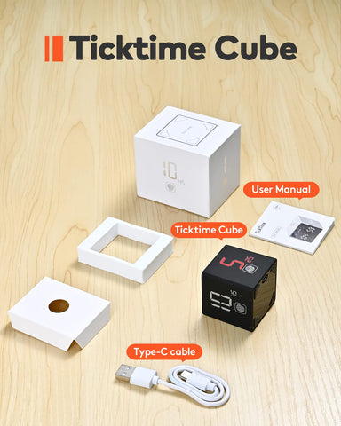 Ticktime Cube dimensiones compactas para transporte cómodo
