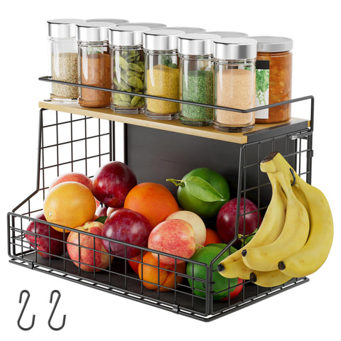 Tidiiabode organización compacta en cocina, ideal para especias y snacks
