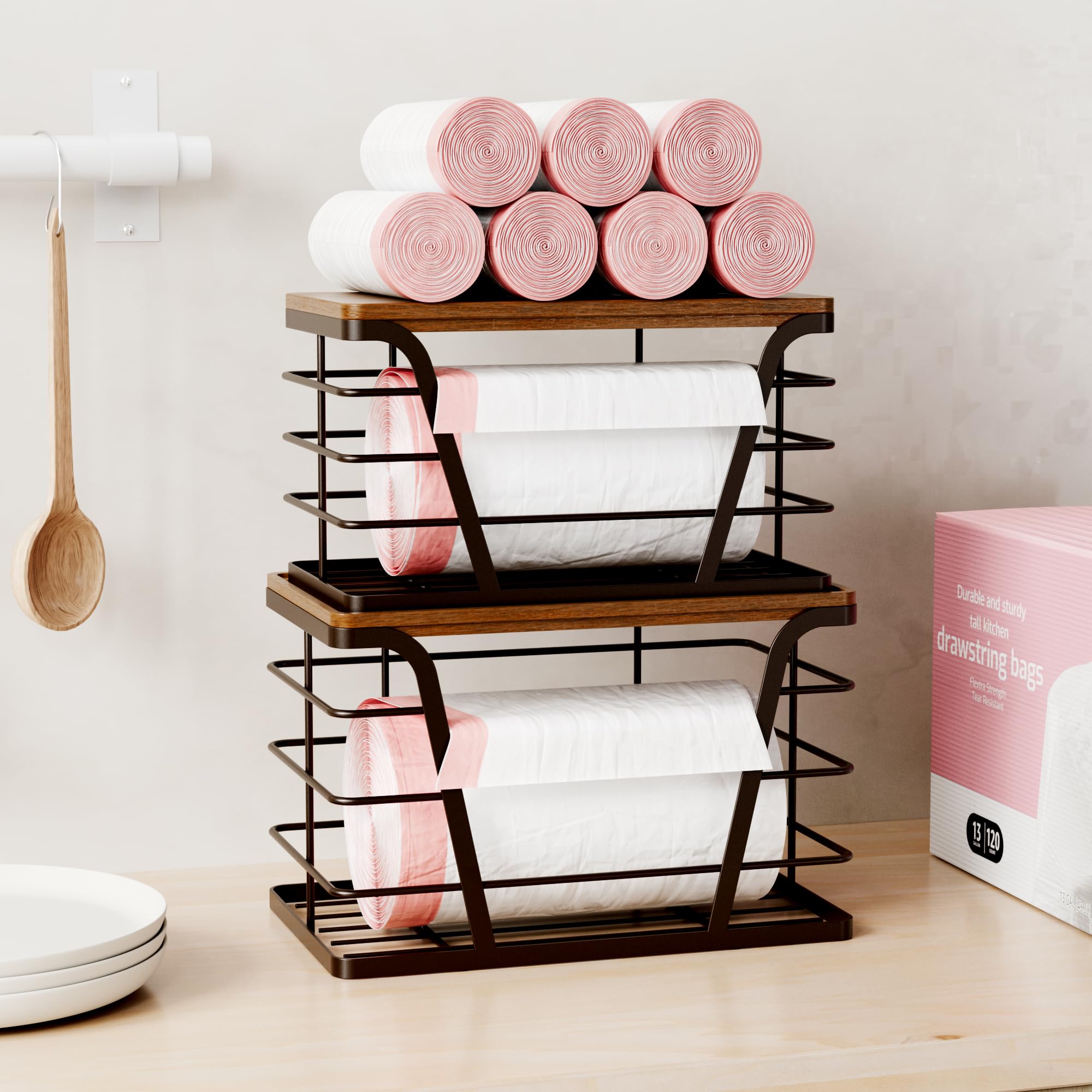 TIDIIABODE: organizador de encimera con base antideslizante para utensilios