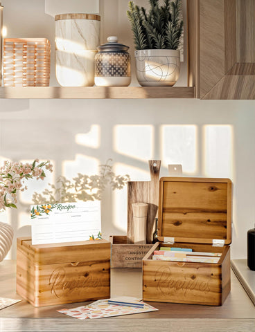 Tidita Acacia Box, perfecto como regalo o caja de recuerdos familiares.
