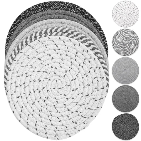 Tidponra juego salvamanteles trivet 7 pulgadas protege la superficie de la mesa