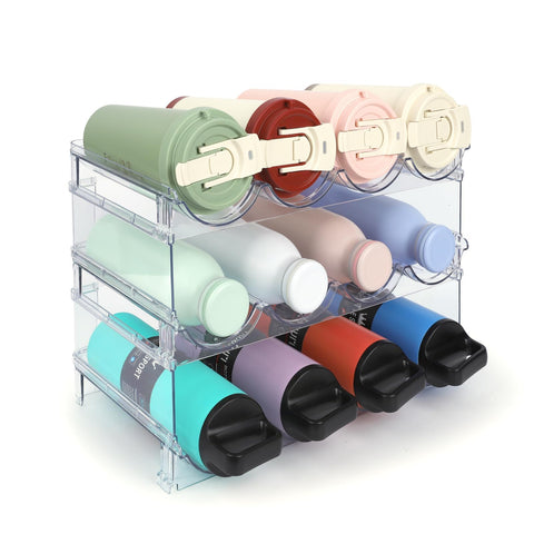 Organizador TIDY SAVANT de 3 piezas, vista clara y apilable para despensas.