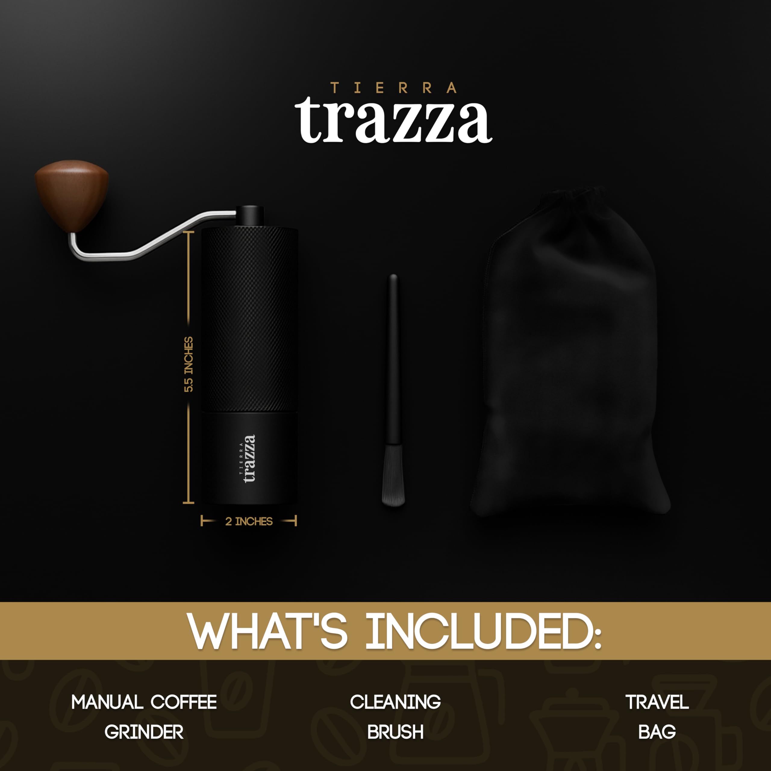 TIERRA TRAZZA preparado para café exprés y prensa francesa, flexible a métodos.