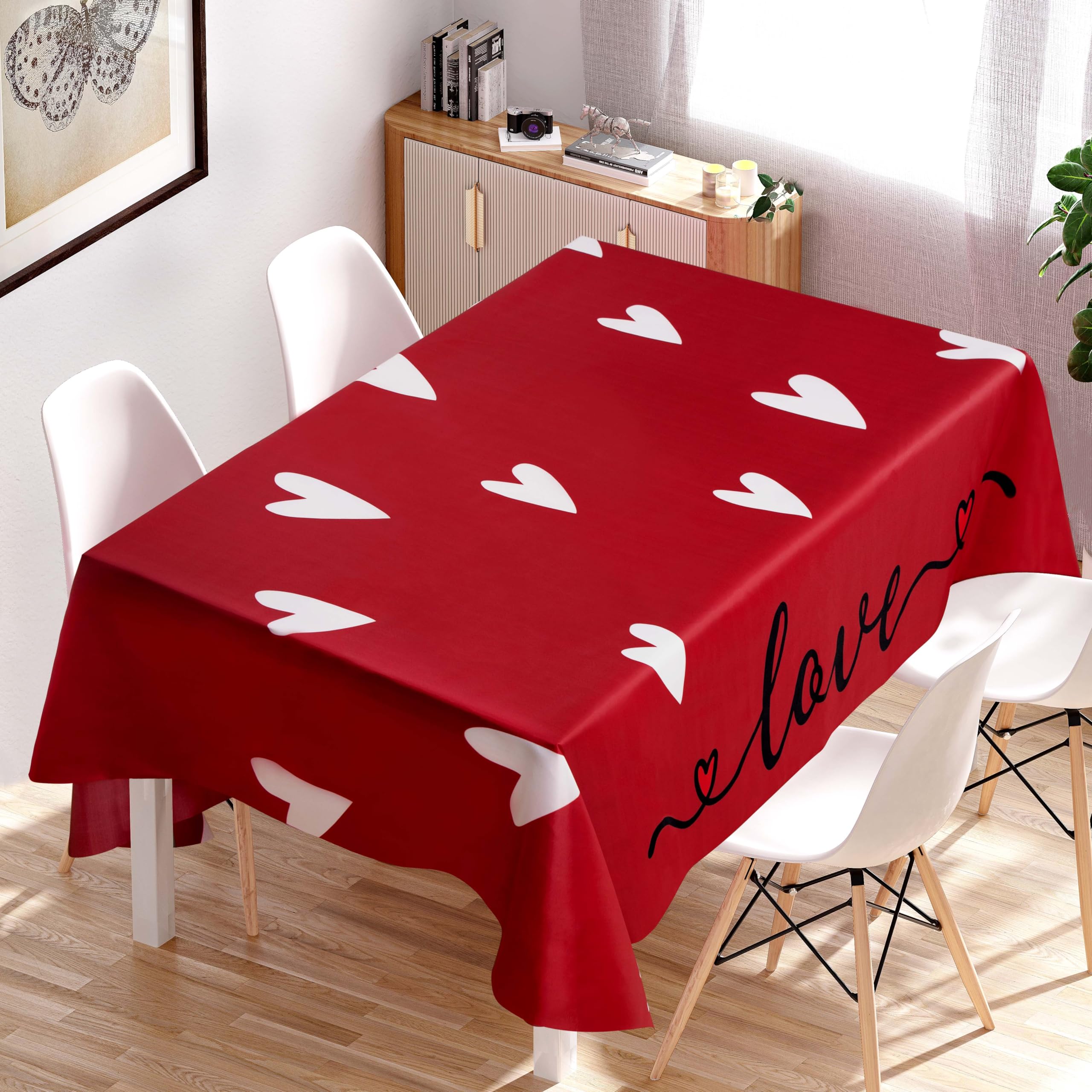 Mantel Tieshankao lavable a máquina, colores vivos tras lavados