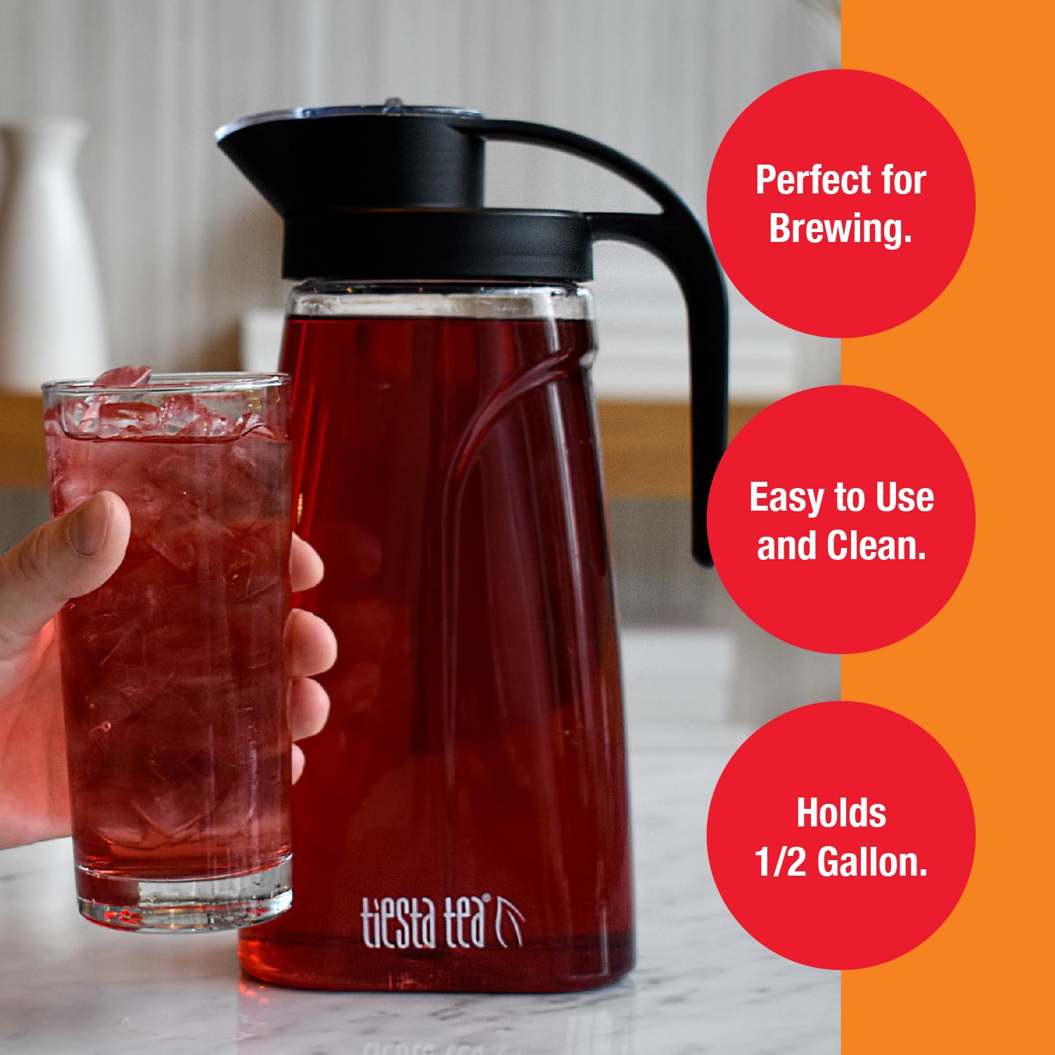Tiesta Tea diseño apto lavavajillas facilita limpieza.