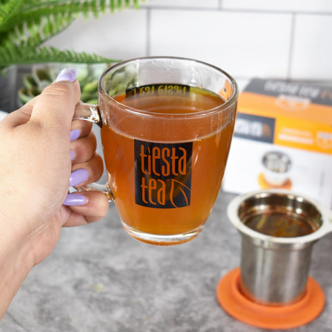 Capacidad de 5 onzas Tiesta Tea Brewbasket para porciones individuales.