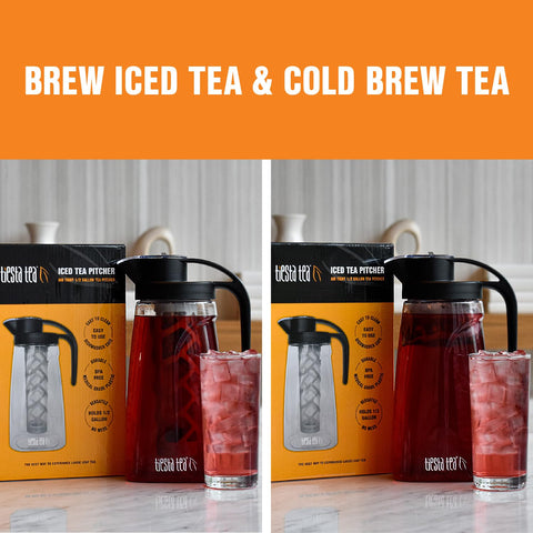 Tiesta Tea capacidad media galón para familia u oficina.