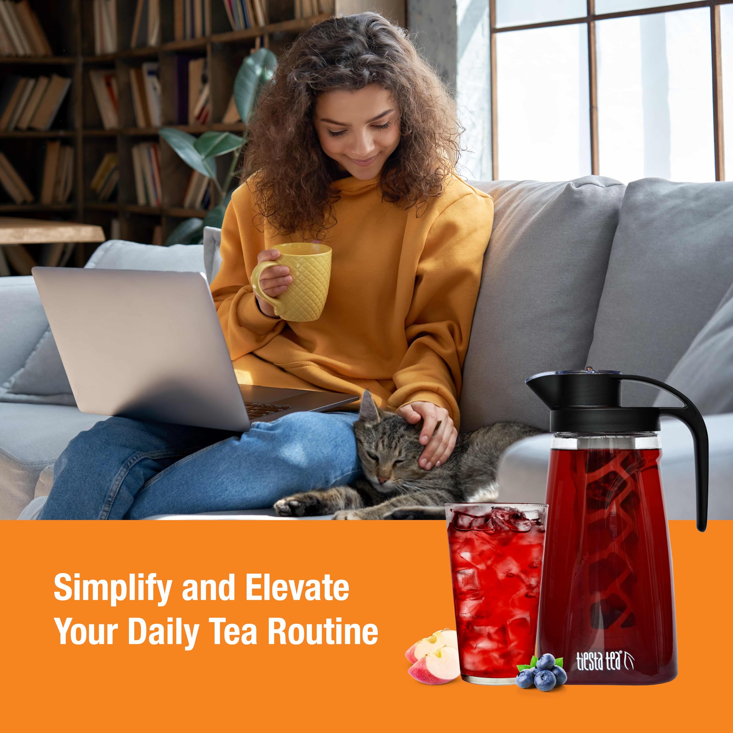 Tiesta Tea infusor removible para mayor flexibilidad.