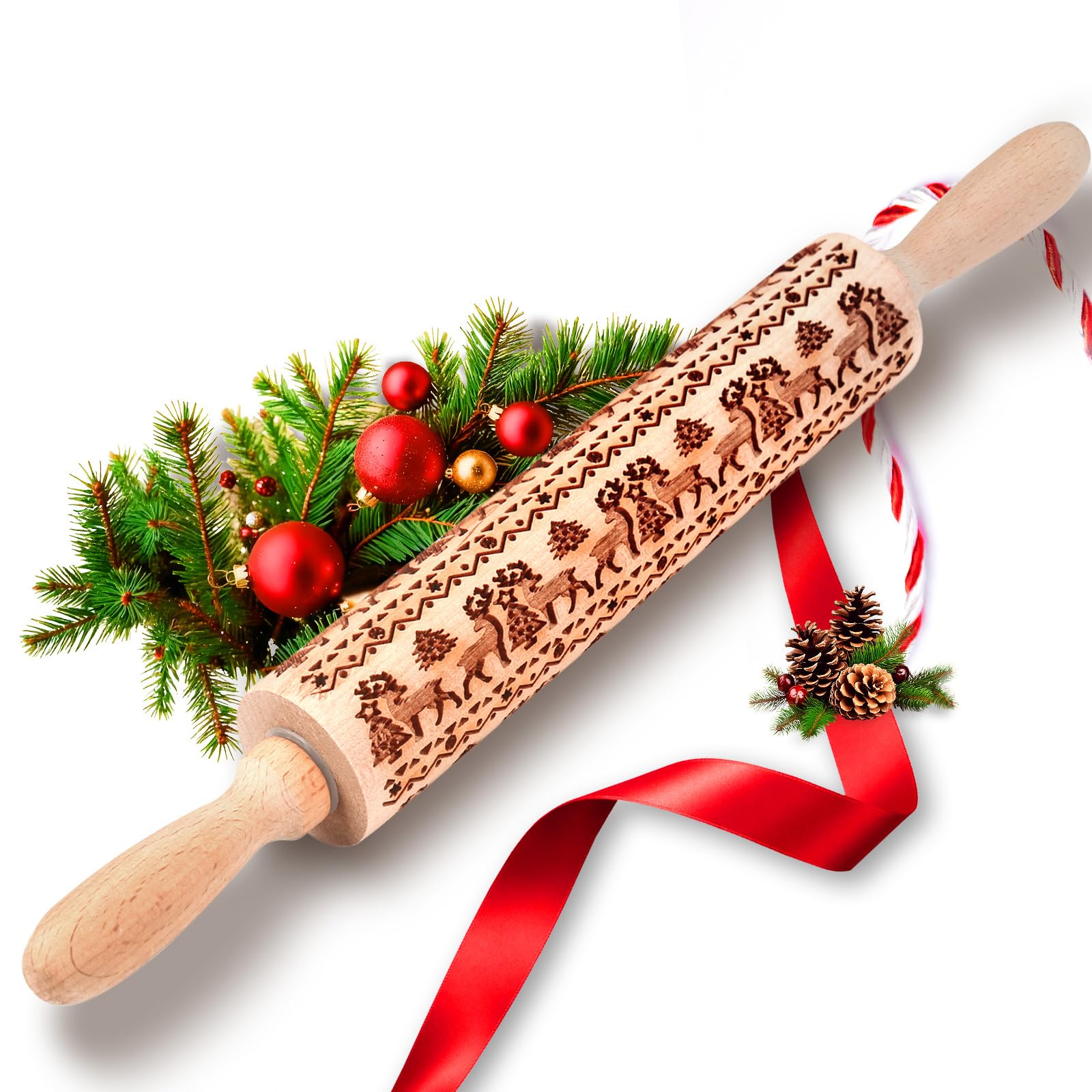 Rodillo embosado de Tietoc como regalo navideño práctico.