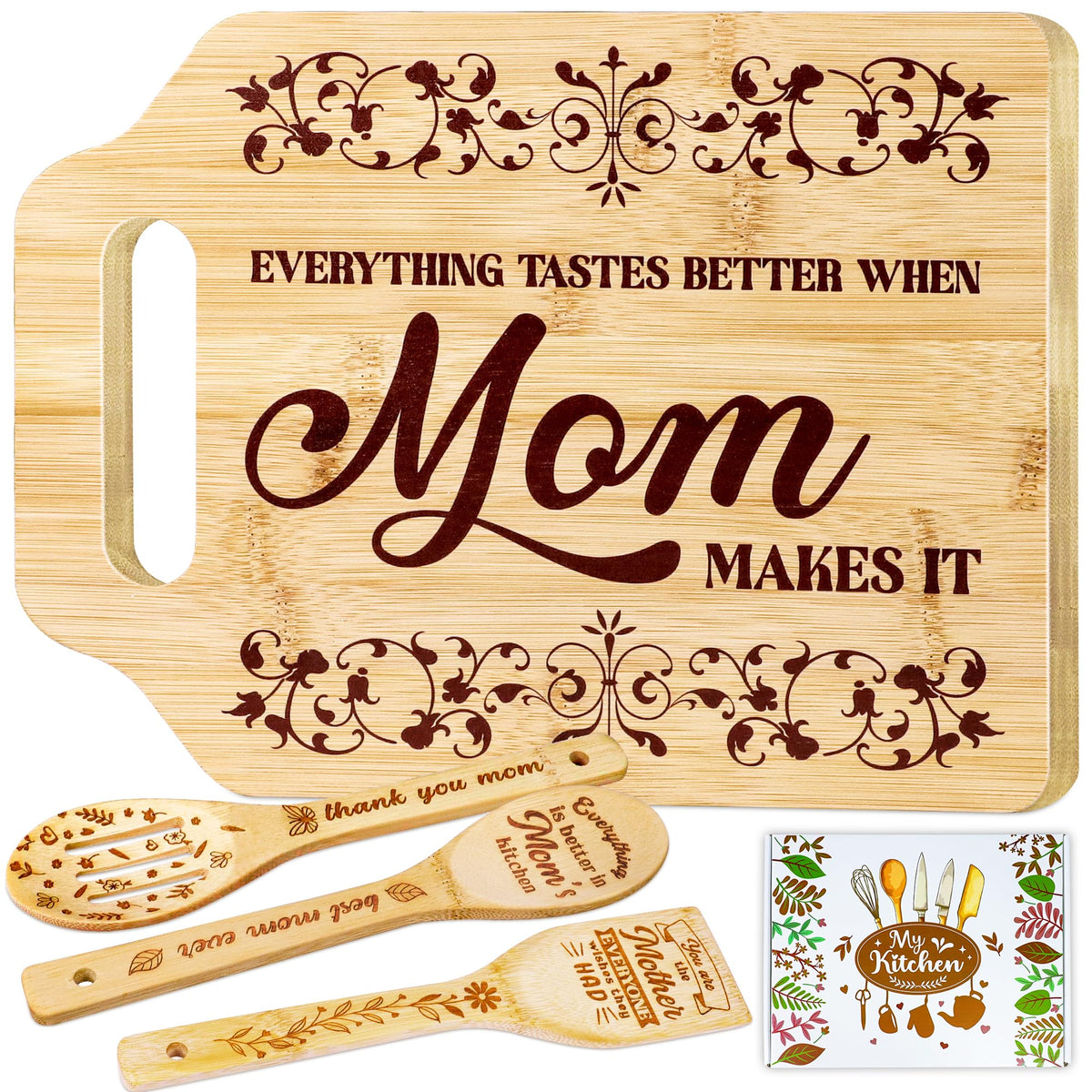 Tabla de cortar Tifeson, regalo de Navidad duradero para Mamá