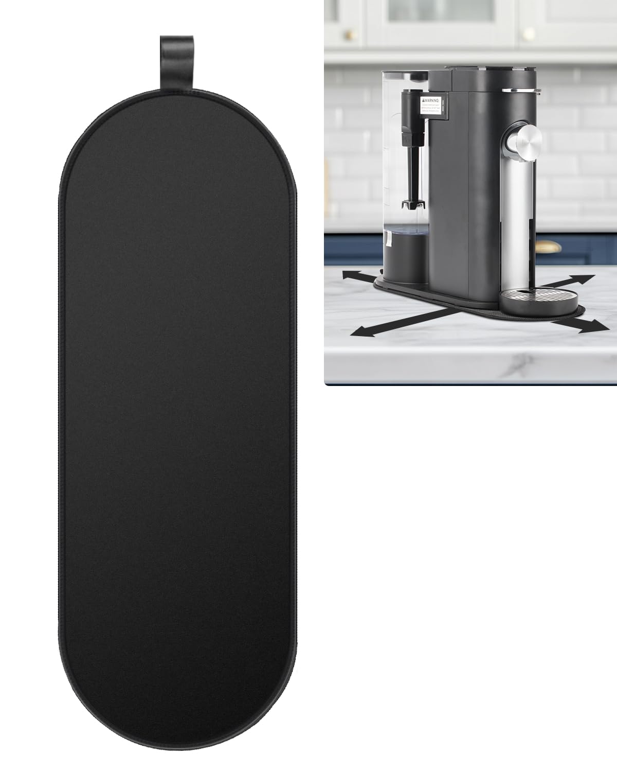 Almohadilla deslizante Tiga para Ninja PB051-PB041; base antideslizante estable.