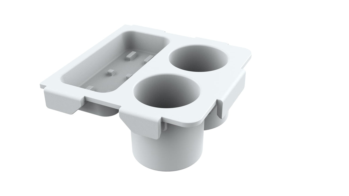 Tiga bandeja porta-tazas para Bogg Bag X-Large, superficie estable para snacks y bebidas.