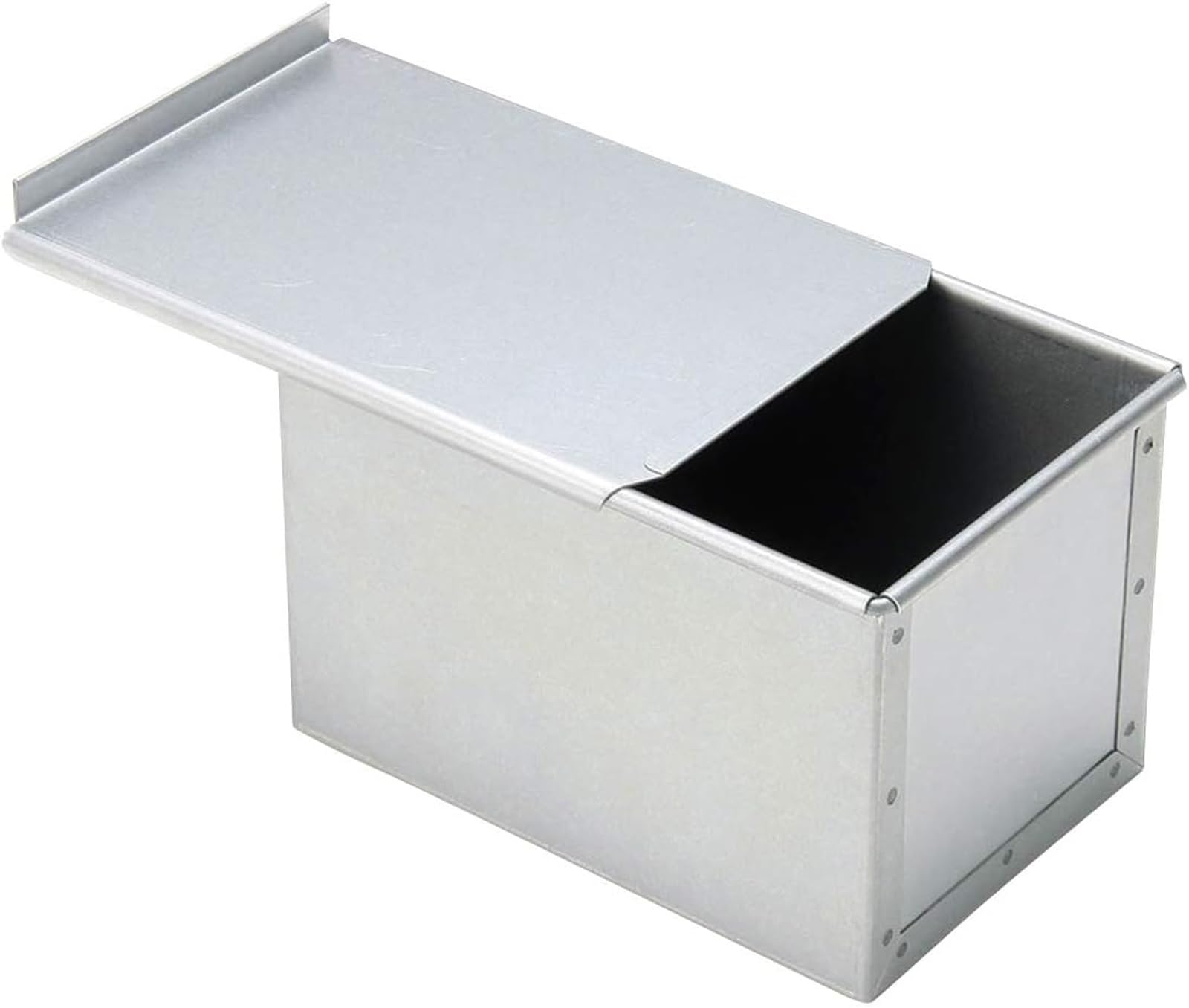 Molde para pan TIGER CROWN plateado, vista general para horneados homogéneos.