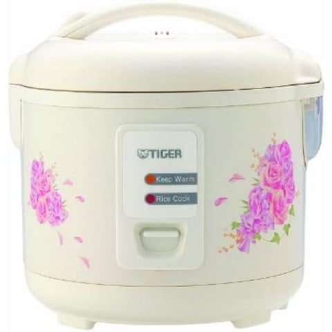 Tiger JAZ-A10U frente de la arrocera, diseño floral elegante para cocina
