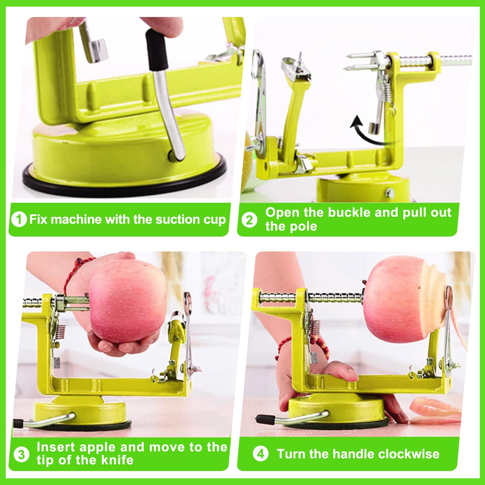 Tigwin hojas de acero inoxidable, corte preciso para frutas y verduras.