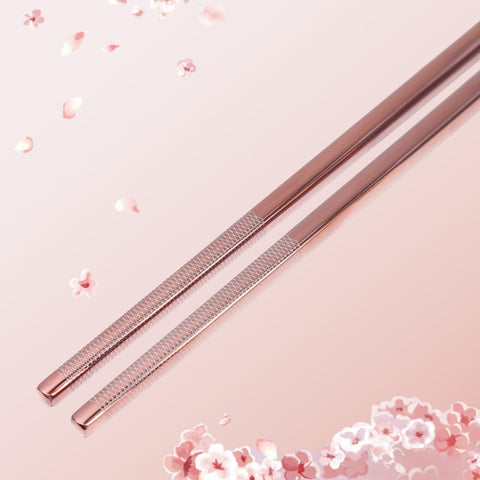 TIICOO palillos cuadrados anti-rodamiento para mejor agarre en sushi y ramen.