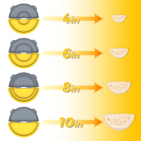 Tiiyee Prensatortillas para empanadas y dumplings caseros.