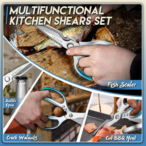 Tijeras TIJERAS de acero inoxidable para cortes duraderos en la cocina