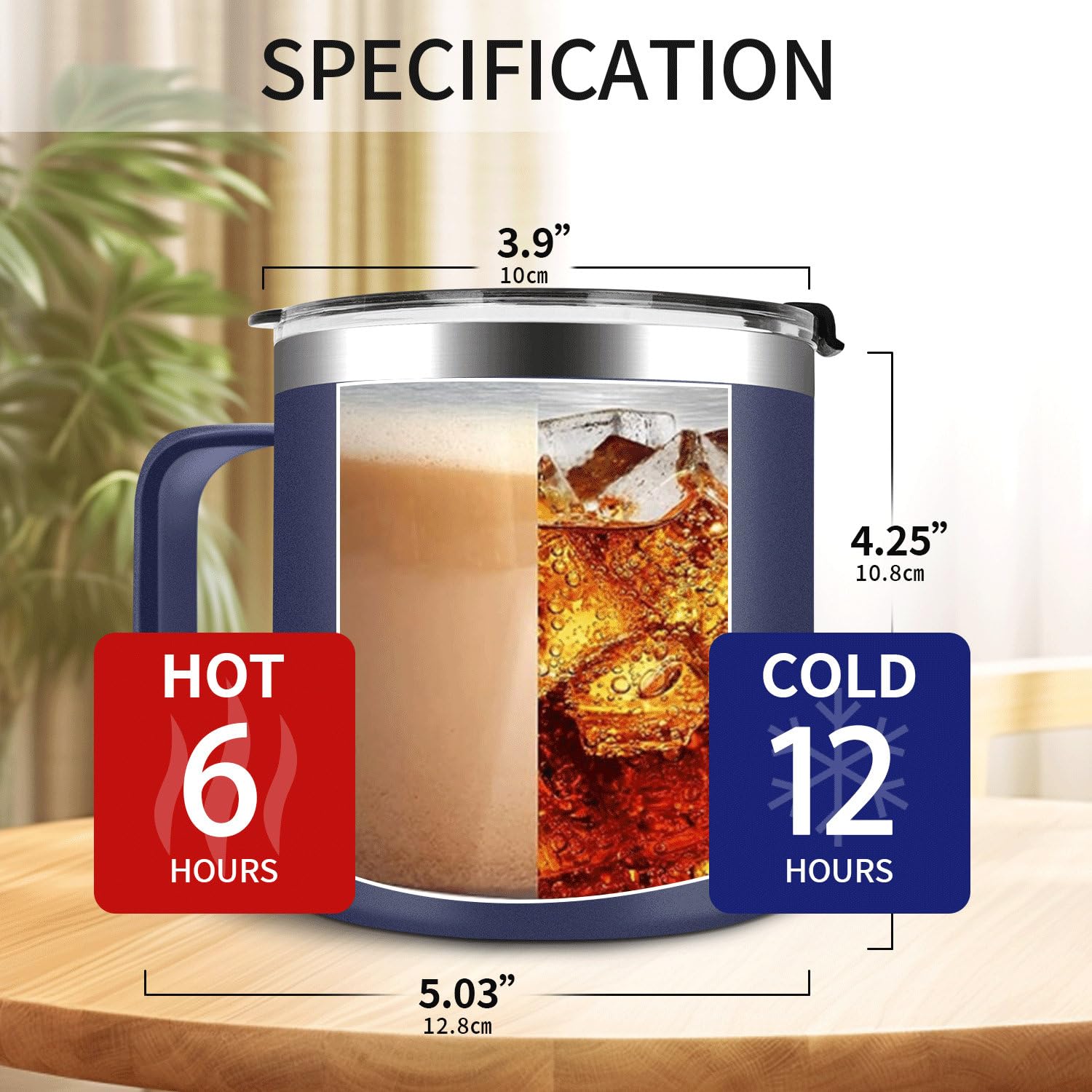 TIKMODERN Taza-regalo-para-tio-14oz, ideal para cumpleaños o fiestas.
