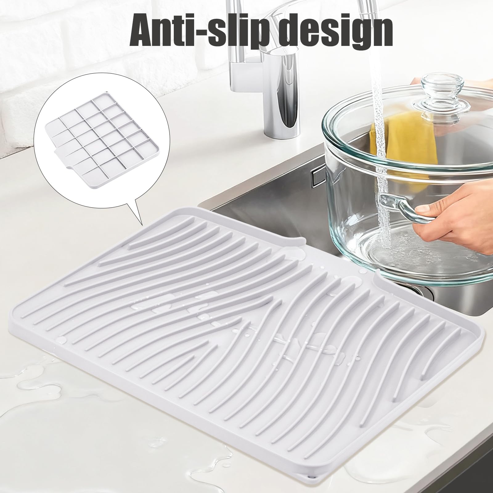 TIKNIK tapete resistente al calor, protege superficies al colocar ollas
