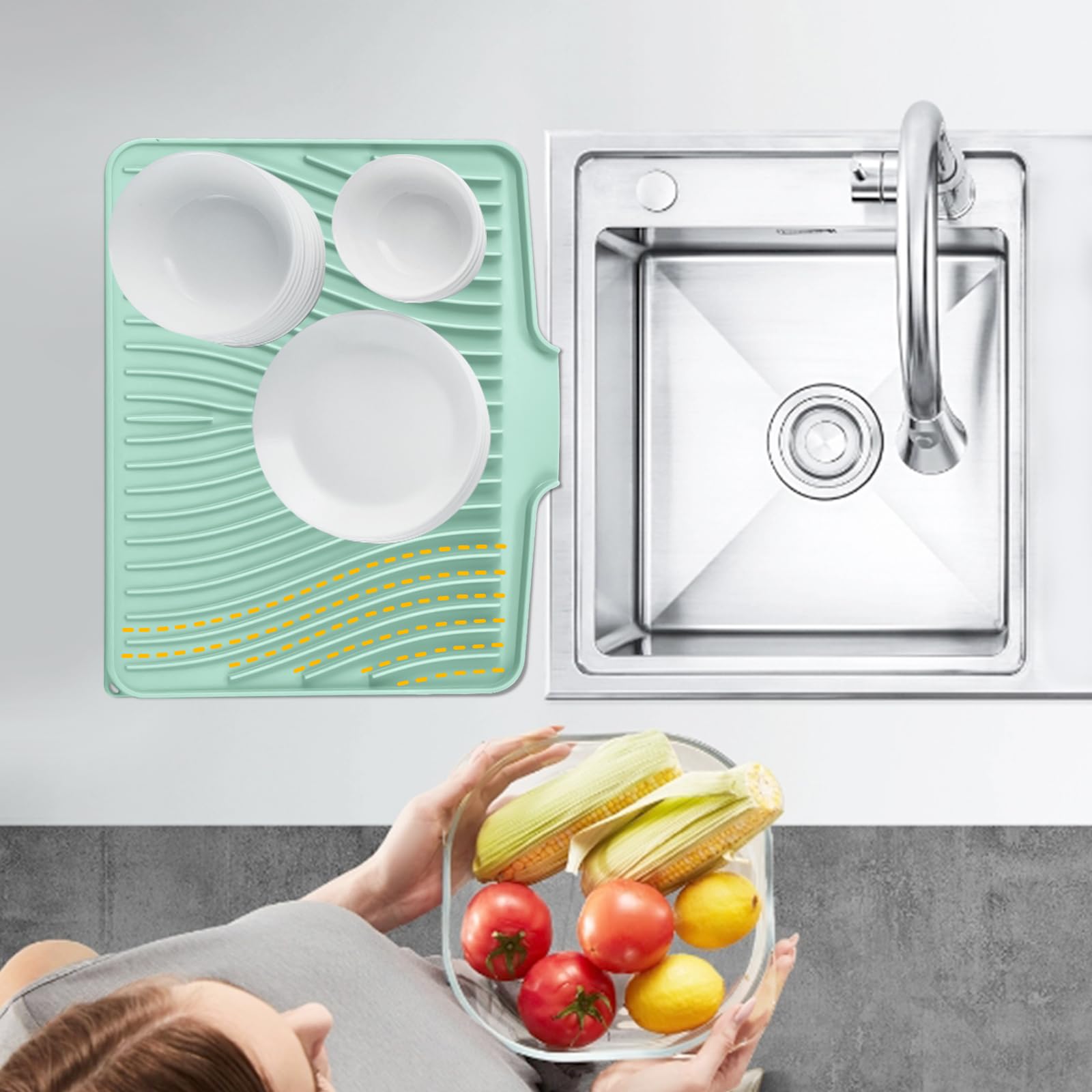 TIKNIK usos múltiples como base para platos y protección de superficies.