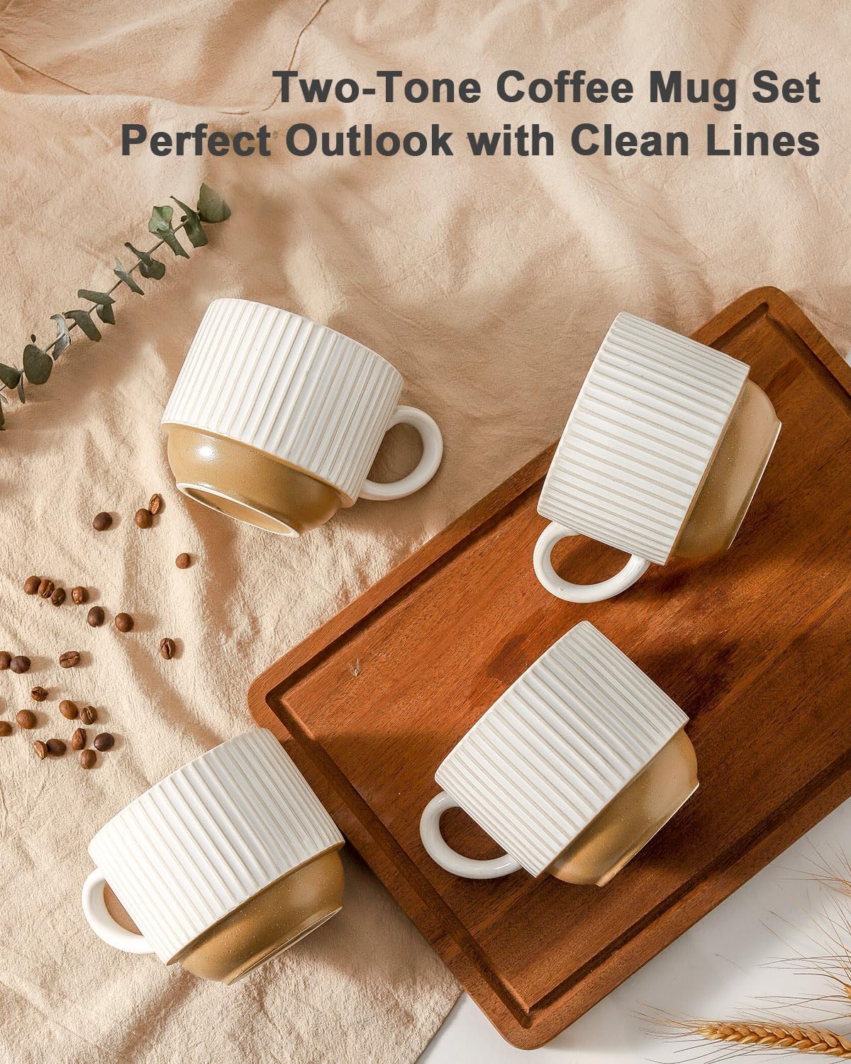 Tikooere juego de tazas regalo perfecto para Navidad y casa nueva
