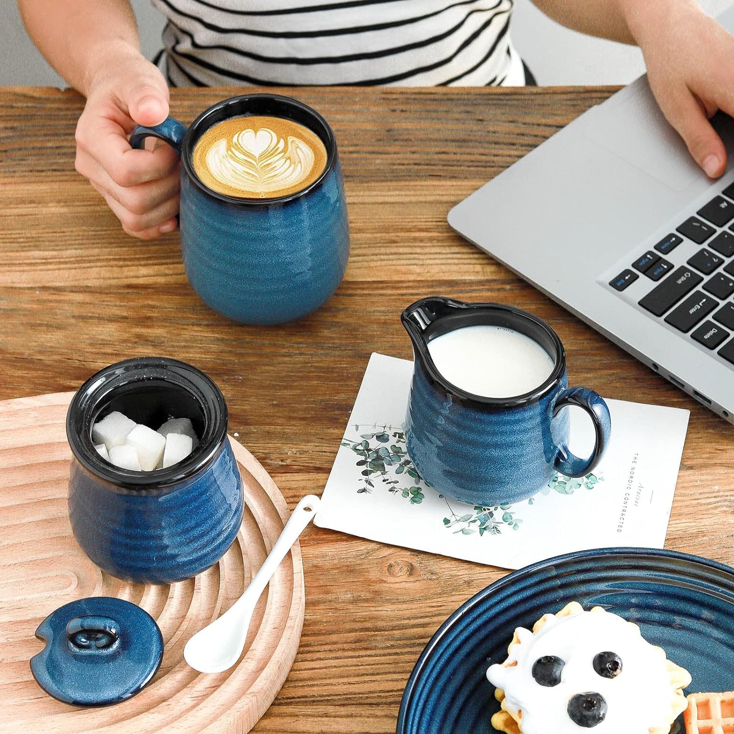 Tikooere regalo elegante de cerámica para casa o cafetería.