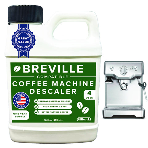 Tillbrook desincrustante concentrado, botella 16 oz, limpieza profunda de cafetera