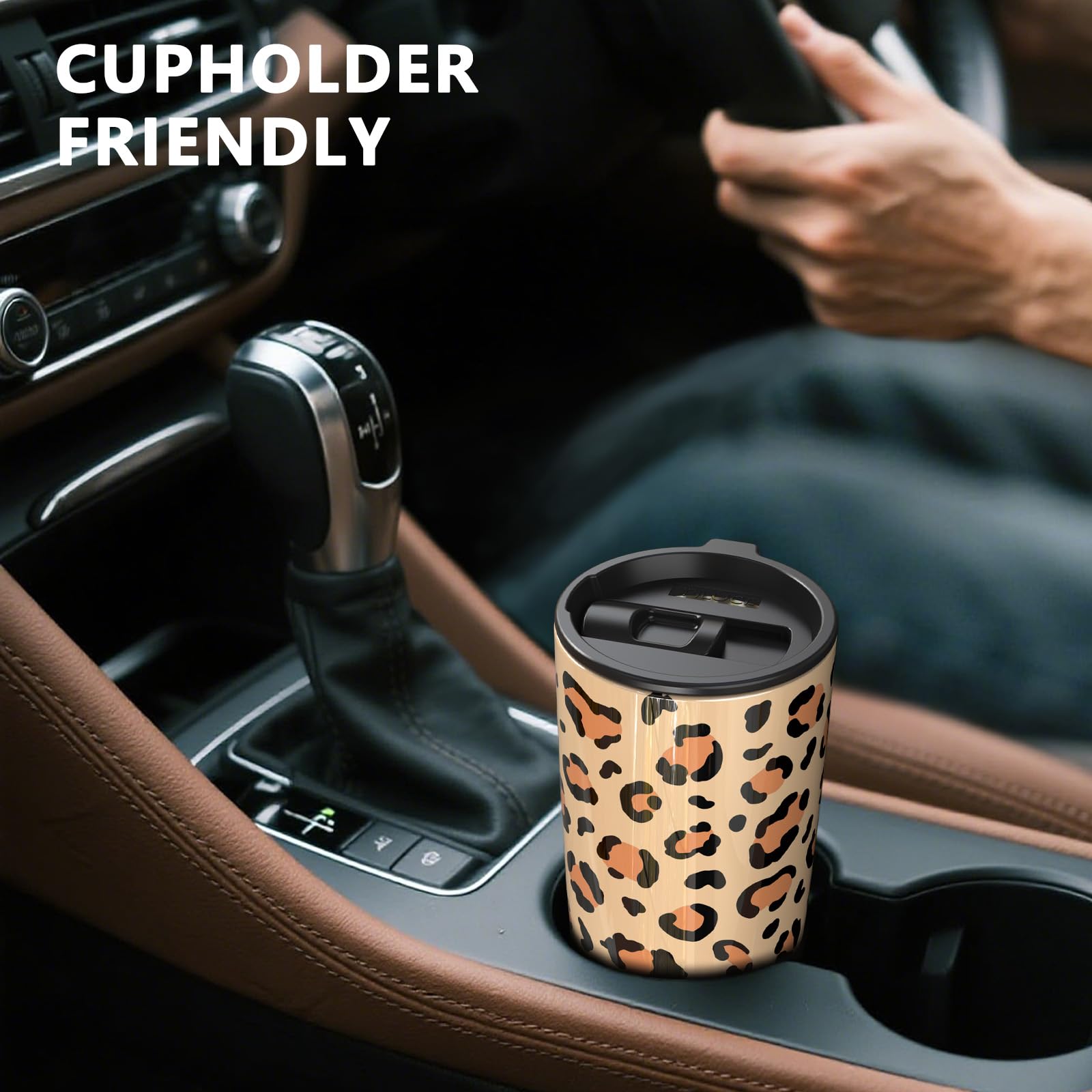 TILUCK 20oz tumbler con aislamiento doble en vacío mantiene bebidas frías o calientes.