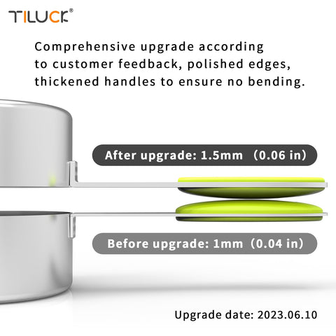 TILUCK conjunto apto para lavavajillas y fácil limpieza