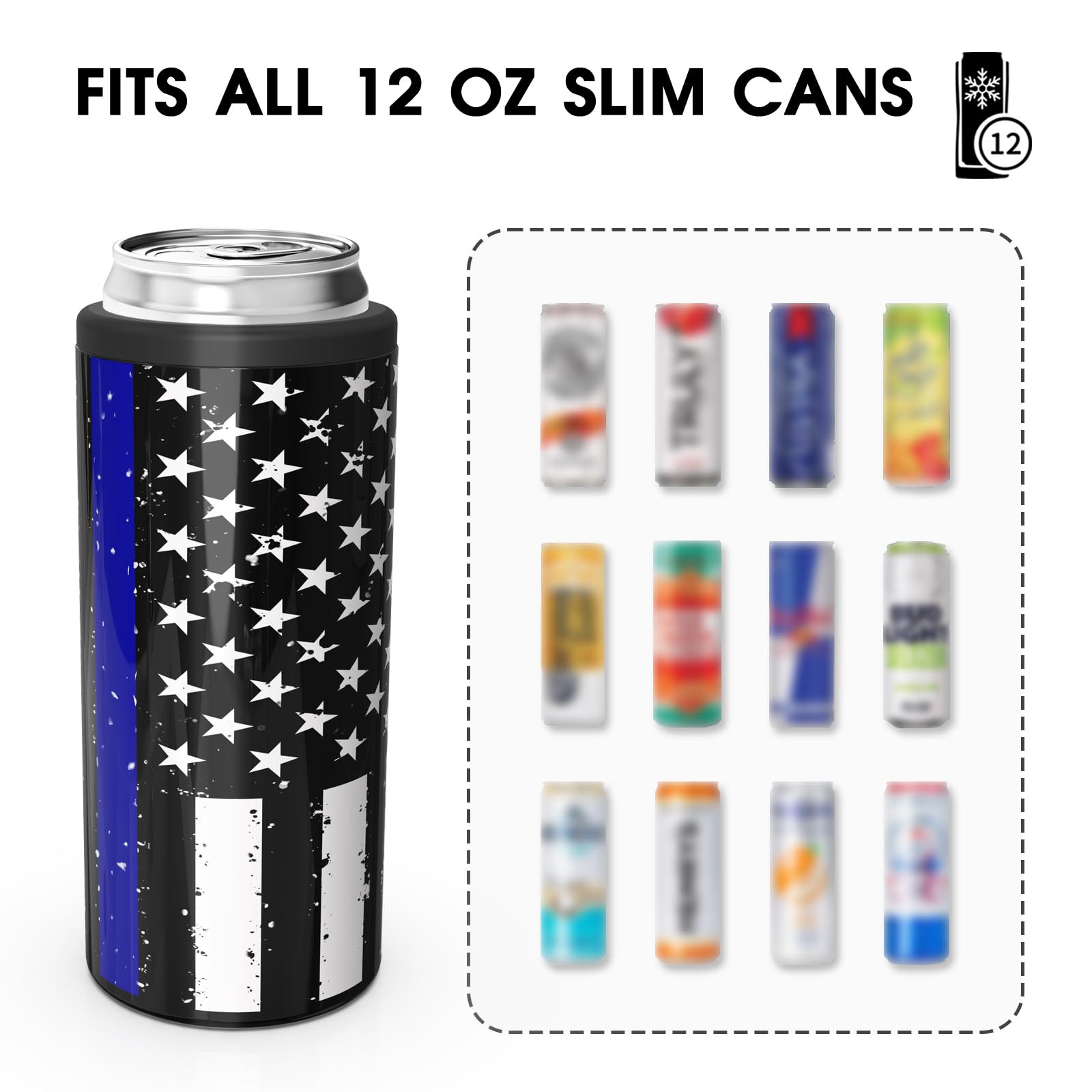TILUCK porta-latas delgadas para camping; diseño elegante y duradero.